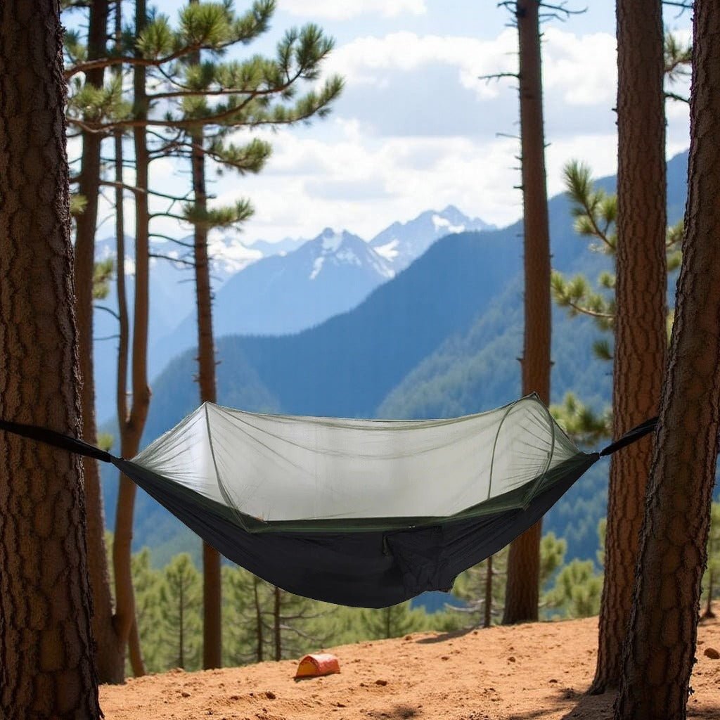 Hamac Camping - NetGuardHammock™ - Noir - Explora Camping