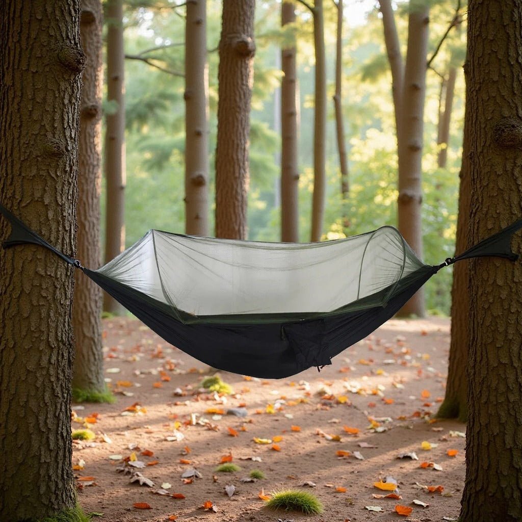 Hamac Camping - NetGuardHammock™ - Noir - Explora Camping