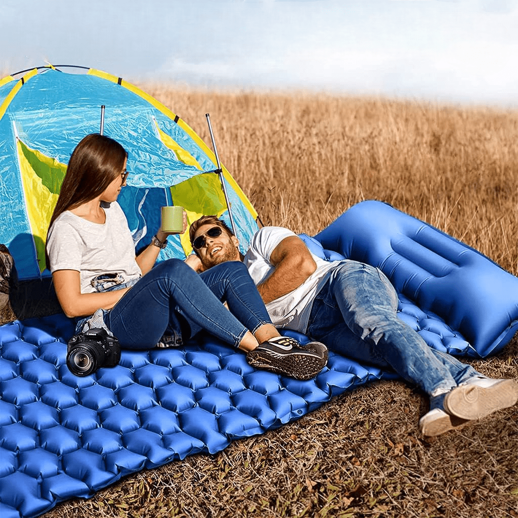 MATELAS CAMPING - HikeComfort™ - Bleu - Explora Camping
