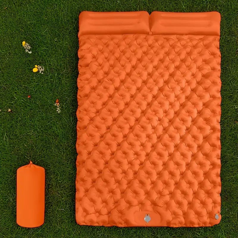 Matelas Gonflable - LiteDoubleMattress™ - Orange - Explora Camping