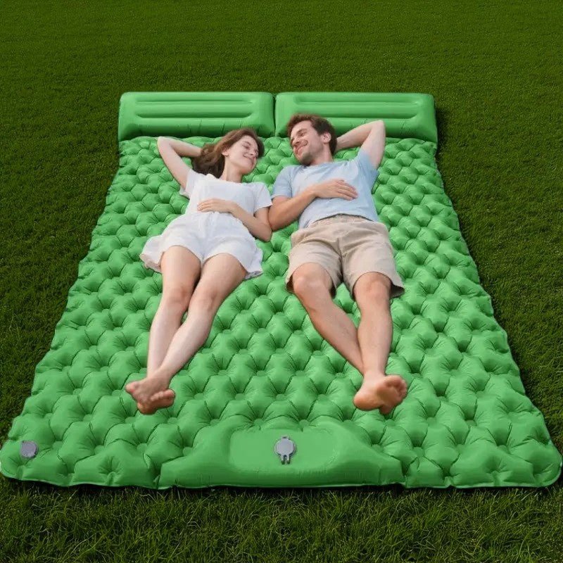 Matelas Gonflable - LiteDoubleMattress™ - Vert - Explora Camping