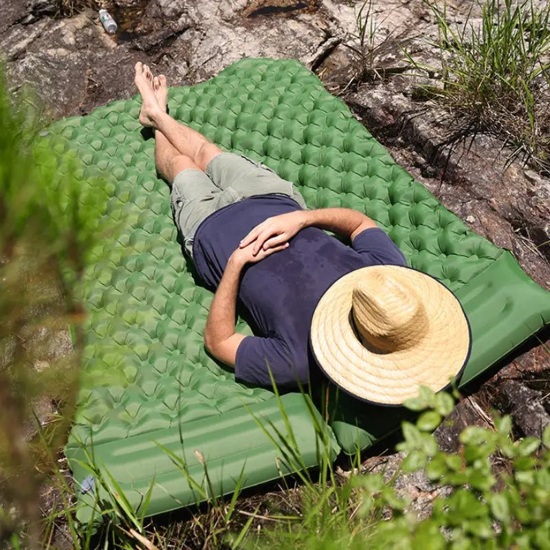 Matelas Gonflable - LiteDoubleMattress™ - Vert - Explora Camping