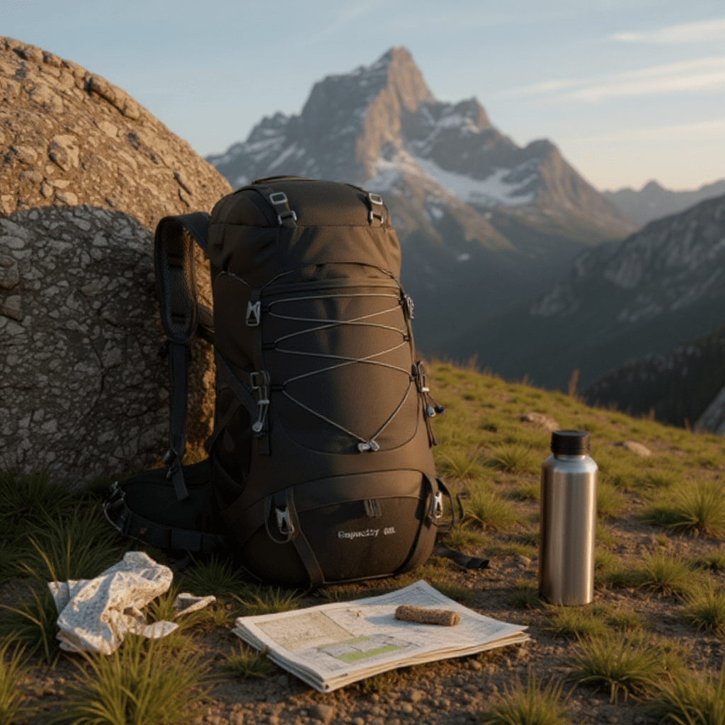 Sac à Dos de Randonnée - VenturePack50™ - Noir - Explora Camping