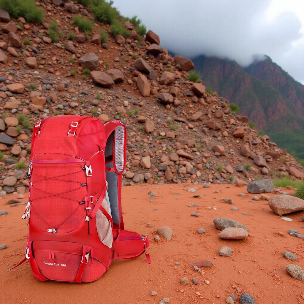 Sac à Dos de Randonnée - VenturePack50™ - Rouge - Explora Camping