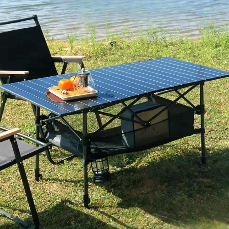 Table Pliante Camping - CampFlex™ - Noir - Explora Camping