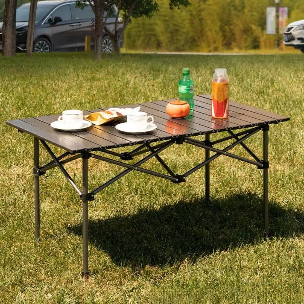 Table Pliante Camping - CampFlex™ - Noir - Explora Camping