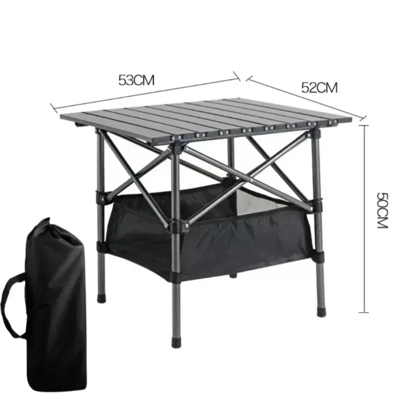 Table Pliante Camping - CampFlex™ - Noir - Explora Camping