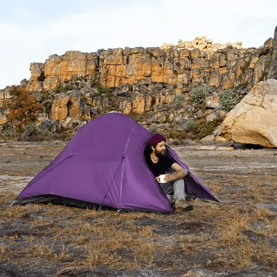 Tente Camping - CampingTentUltralight™ - Mauve - Explora Camping