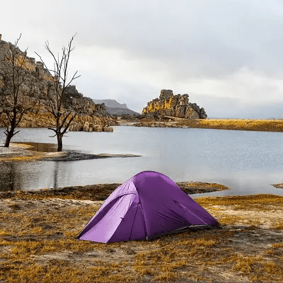 Tente Camping - CampingTentUltralight™ - Mauve - Explora Camping
