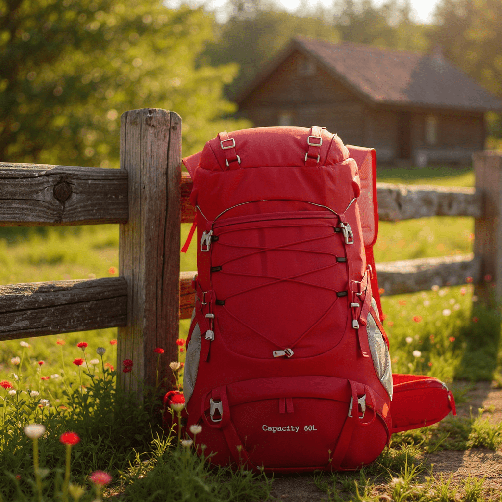 Sac à Dos de Randonnée - VenturePack50™ - Rouge - Explora Camping