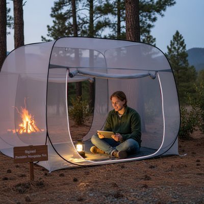 Tente moustiquaire | Protection Extérieure Légère 1.8x2m - Explora Camping