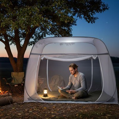 Tente moustiquaire | Protection Extérieure Légère 1.8x2m - Explora Camping